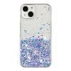 For iPhone 13 6.1 Inch Cell Phone Cases Epoxy TPU Glitter Sparkle Luminous Phone Cover