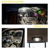 Full LED Overhead Dome Reading Light+Lamp Cover For 99-07 F250 F350 F450 F550 EA