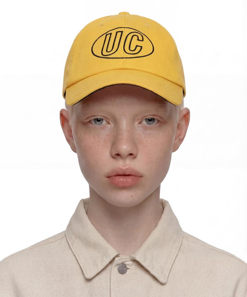 Eondeokeonteulol Cotton Logo Ball Cap Ground Uc / Classic B B / D Mustard