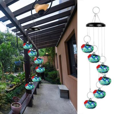 2024 Hanging Wind Chimes Hummingbird Feeders Charming Wind Chimes Feeders,