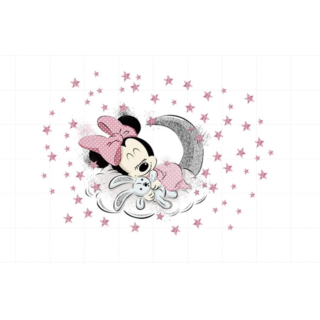 

[GREDINO] Mickey Mouse Waterproof Wall Sticker, Minnie Mouse
