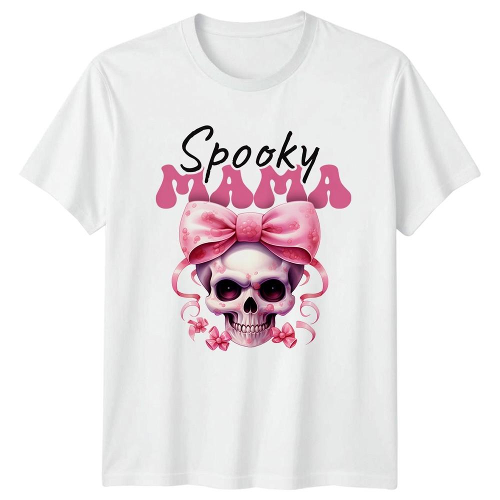 Spooky Mama Unisexs TShirt Spooky Mom Halloween Gift For Her S