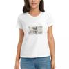 Women TShirt Bearded Collie Dog Paw Prints Summer Short Sleeve Tees Round Neck Cotton T Shirts Clothes Tops Streetwear