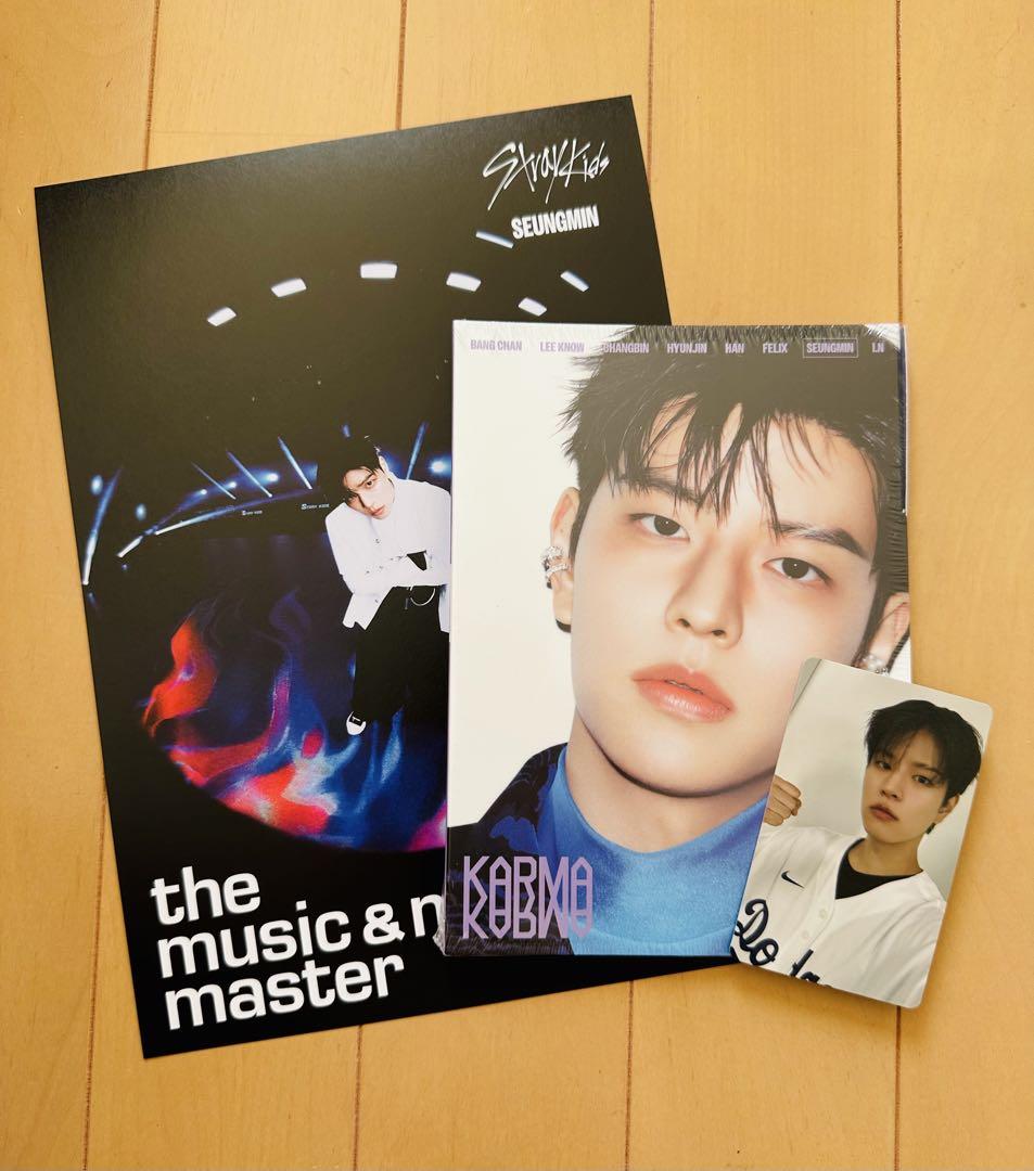 

[USED] Straykids KARMA Accordion CD with Trading Card, Seungmin