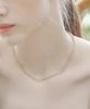 Bonbeau Alan Double Chain Silver Necklace Alan Double Chain Silver Choker Bold Necklace