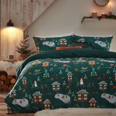Set cuvertură de pilote Winter Pines Fleece