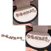 Jewelry Butterfly Bow Ring Set With Rhinestones For Women Fashion Accessories