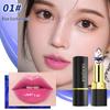 YANQINA Color-Changing Jelly Lipstick with Gold Foil - Non-Stick, Non-Fading, Temperature-Sensitive Lip Gloss
