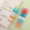 Transparent Macaron Sticky Notes: Cute and Tearable Index Tabs with Strong Adhesion.