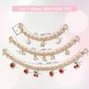 1Pc New Women's Sweet Bag Chain Replacement Strawberry Handbag Straps Portable Metal Extension Chain Pendant Decoration
