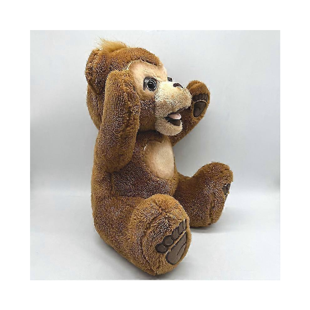 Aiyi-Interactive Music Plush Toy Soft Plush Teddy Bear Stuffed Doll Children's Birthday Gift (40cm)