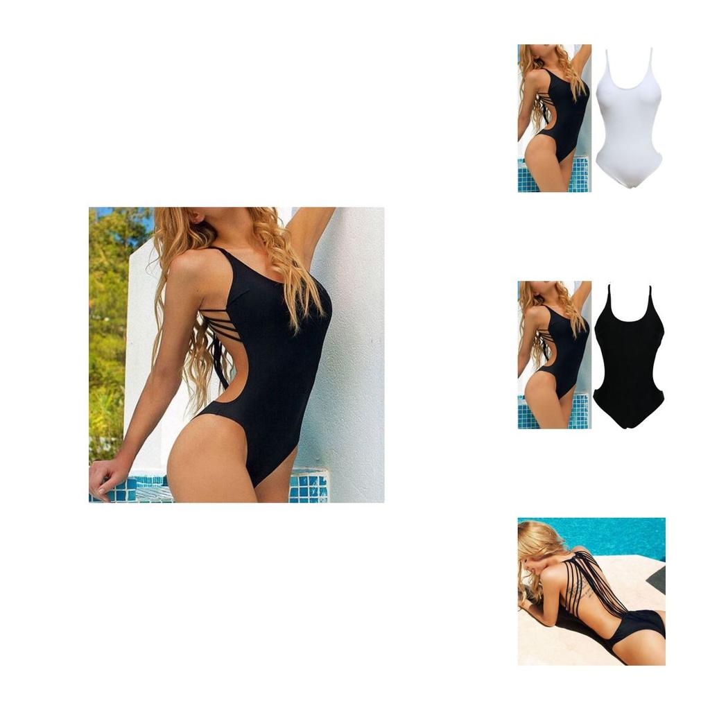 Stilvoller Einteiler Bandage Bikini Mit Push-up Polsterung Für Eine Schmeichelhafte Passform