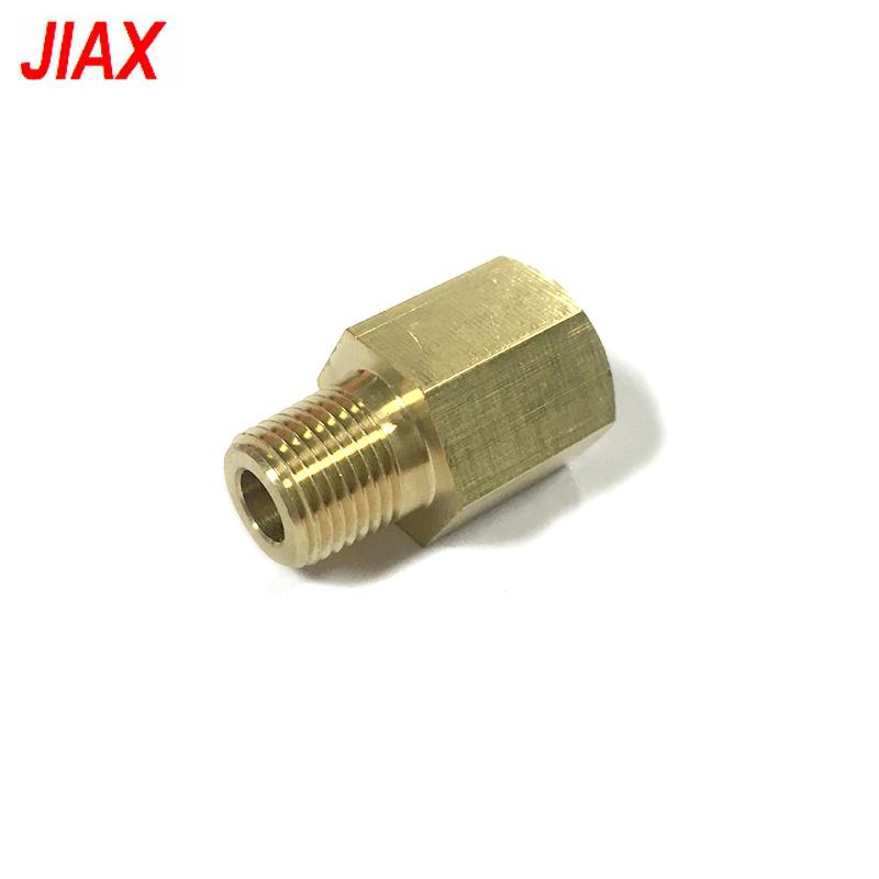 1/8 NPT To 1/8 BSPT Brass Connector Sensor Send Adapter Reducer Cross-Border Hot Seller Manufacturer Direct Sales