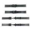 Swatch X OMEGA Leather and Rubber Strap with with Black D-Buckle (Black Buckle)