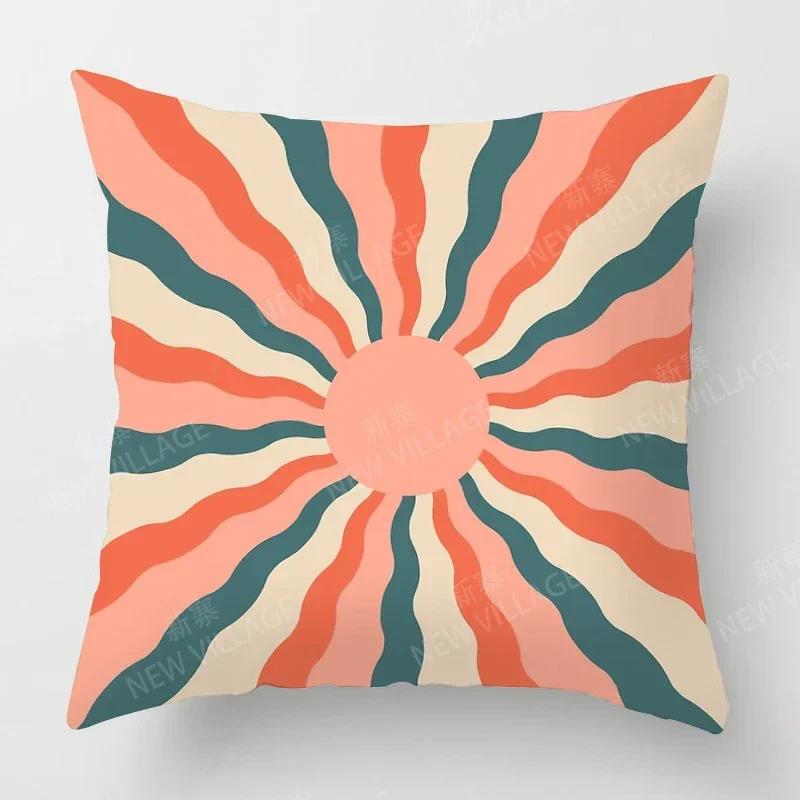 Nordic Fall Home Decor Autumn Throw Pillow Case Sofa Cushion Cover Modern   Geometry