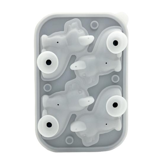 Ice Cube Grid 3D Pet Dog Shape Food-grade Silicone Ice Mold Dishwasher Safe Slow Melting Cocktail Ice Mold