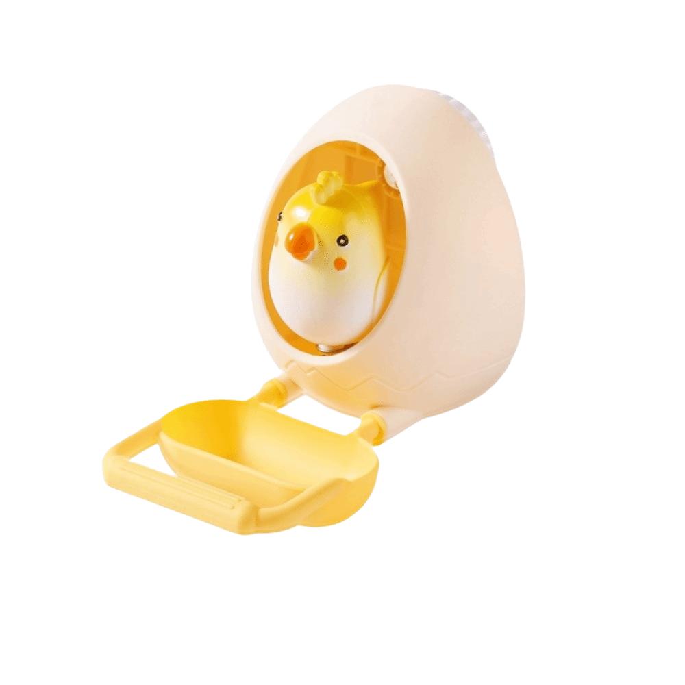 Eggshell Bird Bird Food Dispenser Bite Resistant Bird Standing Stick  Cage Accessory