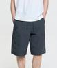 Emelbi Basic Cotton Touch Ripstop Knee-Length Shorts Bos (D.Grey)