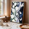 Pearl Painting Kit White Lily Frameless Handicraft DIY Bedroom Decoration Living Room Wall Art Room Decoration Art Craft Decoration