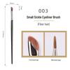 Schräger Sichel Pinsel Set für Make-up: Lidschatten-, Nasenkontur-, Unteraugen-Highlight- und Eyeliner-Pinsel aus Rosshaar und Wolle