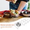 Stainless Steel Taco Shell Stand Stackable Tray Plate Portable Taco Holder Stand  Kitchen
