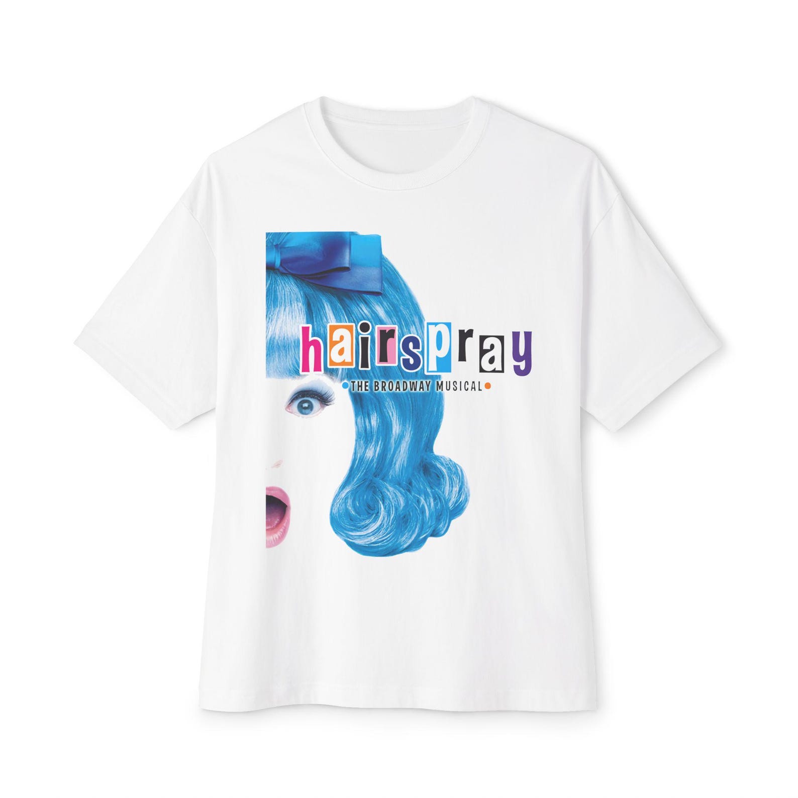 Hairspray Broadway Musical Logo Unisex Oversized Tees T-Shirt Size S-3XL S