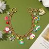 Sanrio Hello Kitty Christmas Pendant Bag Chain Zinc Alloy Charm For Women And Men