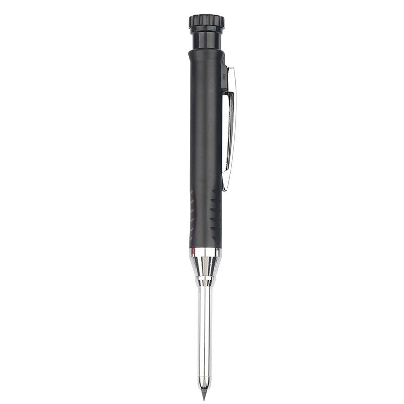 Professional Deep Hole Woodworking Pencil - 2.8mm Marker for Precise Line Drawing & Notations