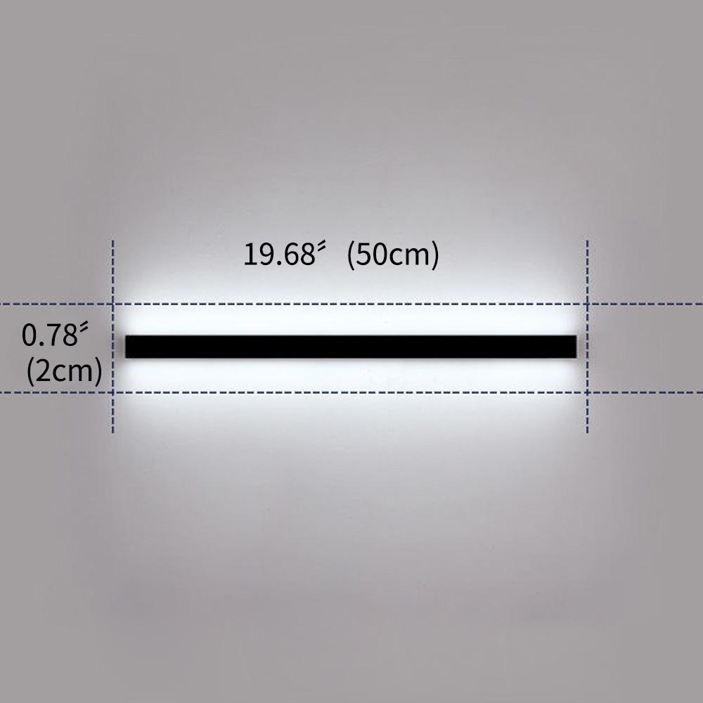 

Настенный светильник Современный минималистичный внутренний широкий длинный строгий светодиодный светильник для гостиной, фоновая лампа для спальни, прикроватная лампа для прохода