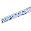AAYW1 Adesivo per Auto in Plastica ABS Cromato 2.7TDI TDI Emblema Auto Posteriore Posteriore Badge Logo