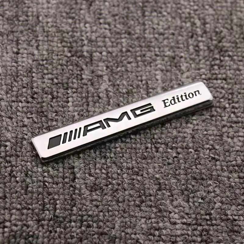 2025 Heiß 1 Stück Metall Autoaufkleber Emblem Abzeichen Auto Aufkleber Zubehör für Mercedes Benz AMG E S C A B Klasse GLE GLS CLS GLC CLA G