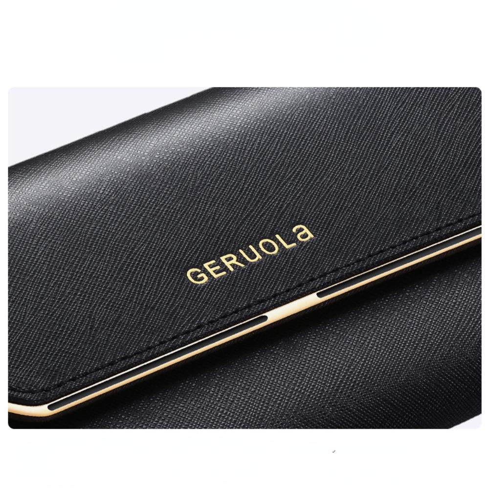 Δερμάτινο γυναικείο πορτοφόλι Νέο πορτοφόλι Γυναικείο μακρύ μεγάλης χωρητικότητας Τσάντα συμπλέκτη θέσης πολλαπλών καρτών Δερμάτινο πορτοφόλι Τσάντα κινητού τηλεφώνου