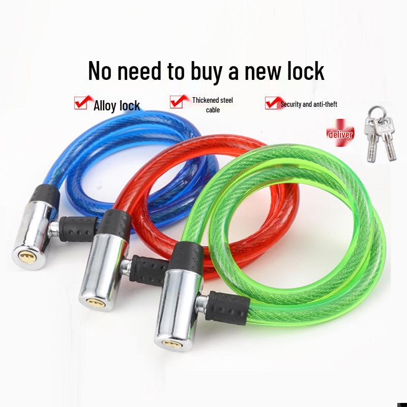 Portable Anti-theft Bicycle Lock for Mountain & Electric Bikes, Chain Lock & Accessories