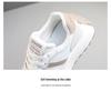 BN007 Women's Height-Boost Travel Shoes 2024: Versatile, Breathable, White, Thick-Soled, Wear-Resistant.