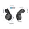 Aluminum Alloys Saddles Rail Mount Bike Seat Rail Mount Bracket Universals Bike Seat Clamps Cycling Accessories