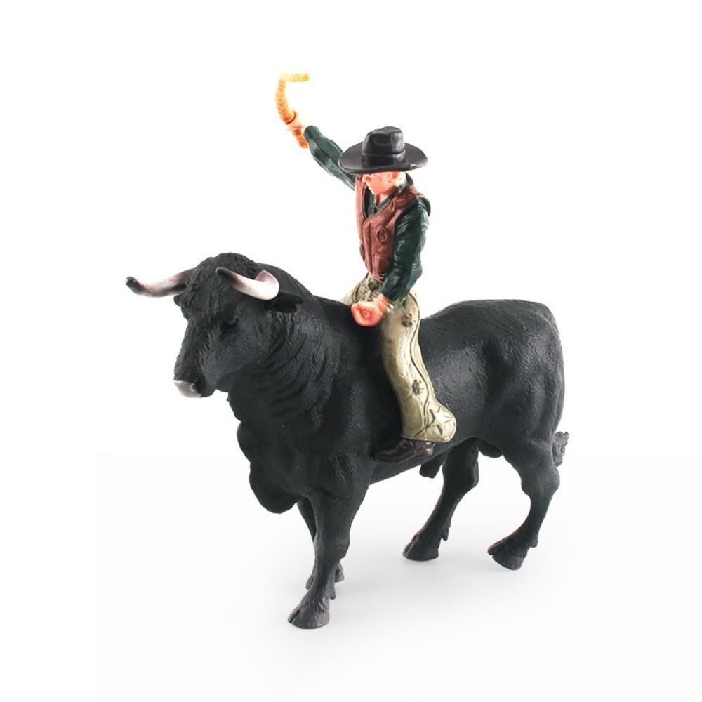 Farm Animals Poultry Cattle Model Simulation Calf Bull OX Figures  For Children