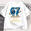 Unisex Women Fashion Gaming Meme T-Shirt Y2k Casual Tees Tops for Boys Girls Funny Six Seven 67 Brainrot Print Short Sleeve T Shirt