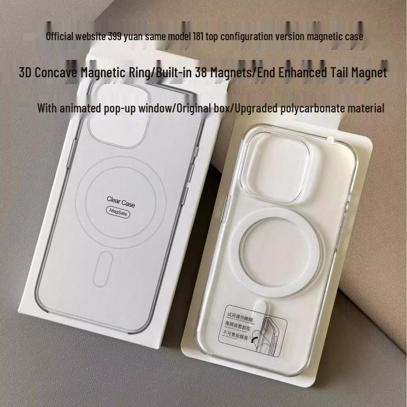 

iPhone Promax Transparent Magnetic Case - Official, Non-Yellowing, with Warranty iPhone 13 mini