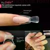 60/240/300Pcs/Pack ABS Sandwich Dual Nail  Forms 15 Size Oval Extension Dual Form No Paper Forms Needed For Easy Nail Extensions