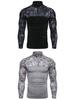 2023 Men's European Military Style Camouflage Long Sleeve Fitness T-shirt