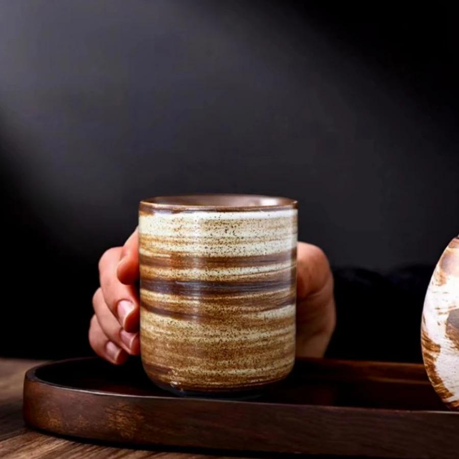 Hand-painted ceramics retro creative kiln change infused wax aromatherapy cup master cup tea cup coffee cup wheat tea cups