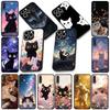 Kitten Cat Meow Anime Casing Phone Cover for Apple iPhone 17 16 14 15 Pro Max Plus 15+ 16E XR ProMax Air 16+ Soft Case