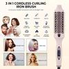 3 In 1 Thermal Brush Hot Air Curling Comb One-Step Hair Styling Brush  Home Use