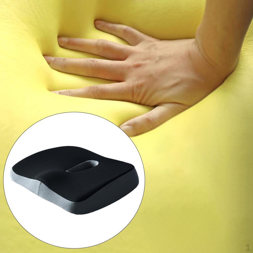 Эргономичная подушка на сиденье из пены с эффектом памяти для улучшения осанки и комфорта Black 2730₽