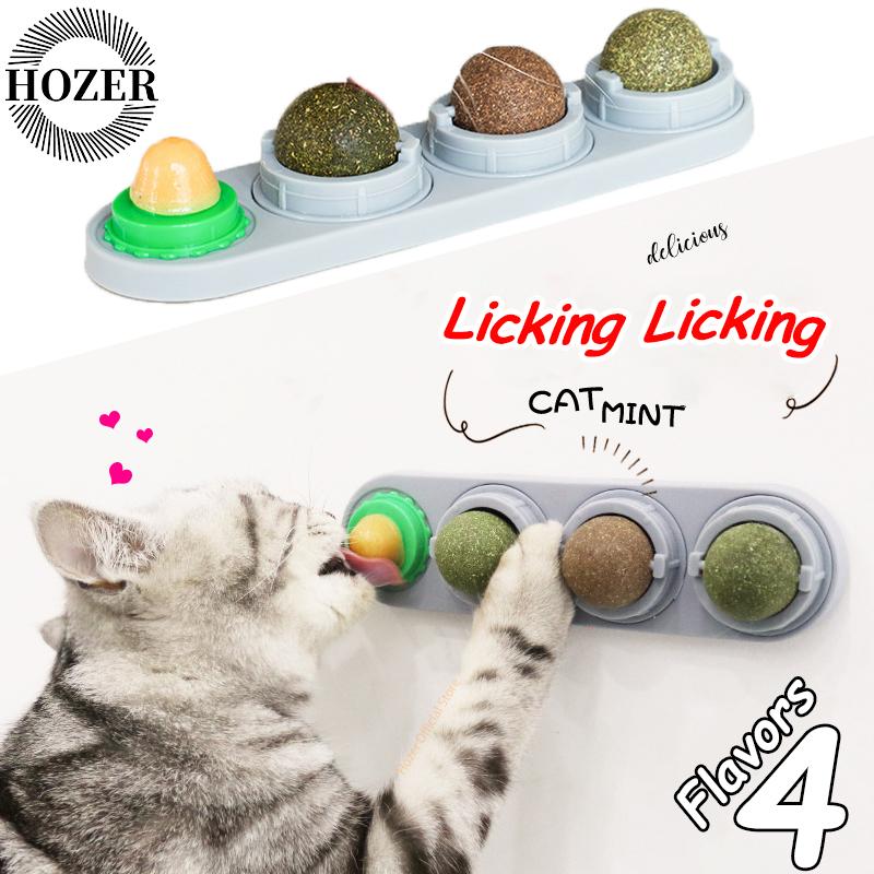 Natuurlijke Kattenkruid Kat Muur Plakbare Bal Speelgoed Krabbers Snoepjes Gezond Natuurlijk Verwijdert Balletjes om de Spijsvertering te Bevorderen Kattenkruid Snack