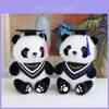 Charmantes Absolventen-Panda-Stofftier Niedliches Kuscheltier Mit Anpassbarem Logo