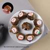 Rosewood Cartoon Chestnut Sister Garlic Pendant in Green Sandalwood Mobile Phone Chain