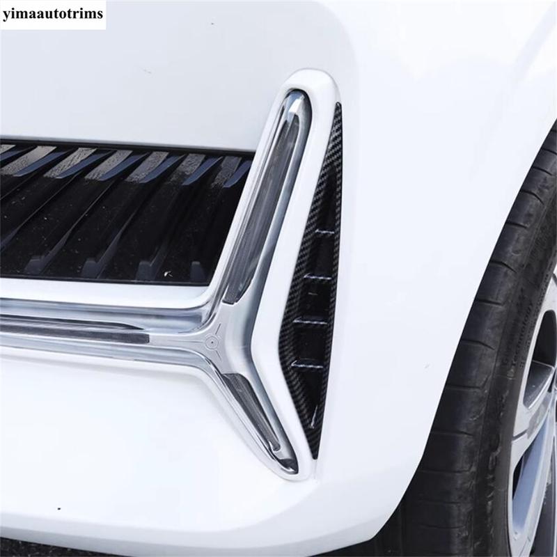 Car Front Fog Lights Lamps Frame Eyebrow Eyelid Strip Decoration Cover Trim ABS Accessories For Changan UNI-K UNIK - 2024
