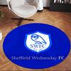 Sheffield Wednesday Fc (14) Round Office Rug Decorative Floor Rug for Office Bedroom Living Room and Home Space