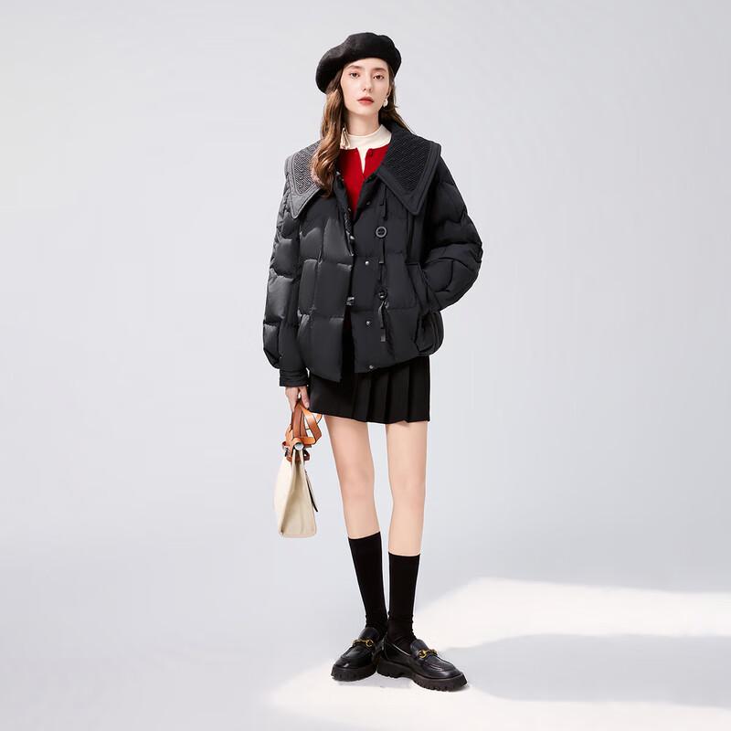 Women's Fashion Lapel Duck Down Jacket